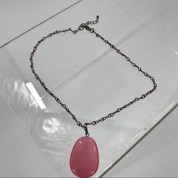 Lot of 3 Pink Necklaces - Picture 4 of 6